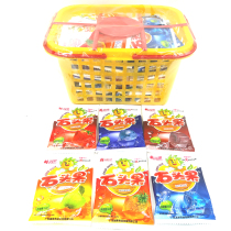 Brother Lin stone fruit jelly Pulp type jelly pudding 60-pack basket Lin Shangguo nostalgic snacks a basket