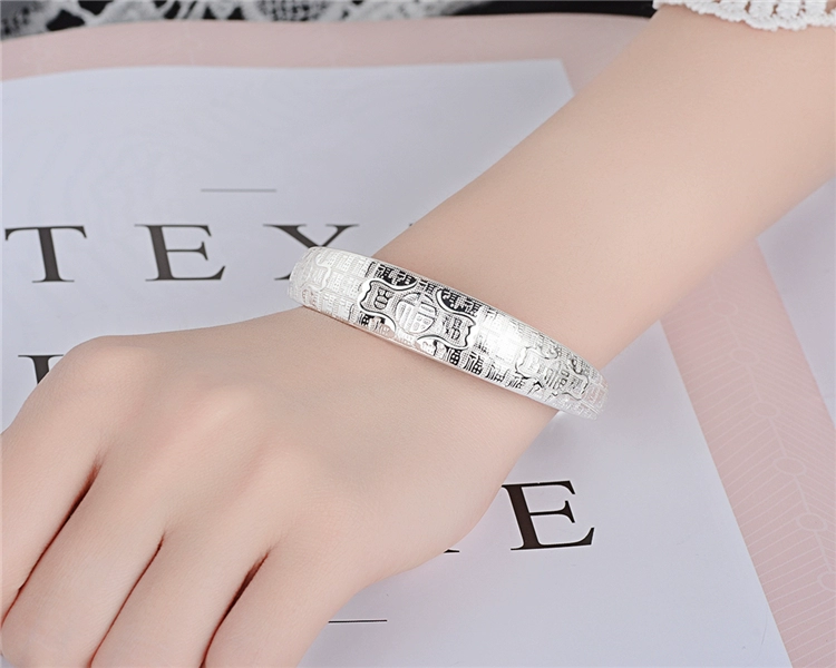 Thời trang bạc bracelet 999 sterling silver nữ starry sinh viên bracelet ladies gió quốc gia bracelet Nhật Bản và Hàn Quốc bạc trang sức vòng cặp