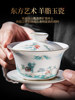 Unglazed Jade Porcelain Tea Set 2026 New Model Teapot Kung Fu Tea Cups High-End Store Celebration New Year Gift