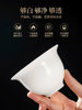 New Dehua White Jade Porcelain Kung Fu Tea Set for Home Use, Light Luxury High-End Side-Handle Teapot, Teacups, and Tea Tray