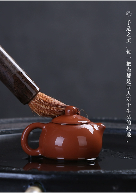 Xiangye Mini Zisha Pot Creative Fingerertip Pot Pocket Nhỏ Trumpet Tea Chơi Tea Set Tea Pet Trang trí Chất lượng Tốt - Trà sứ