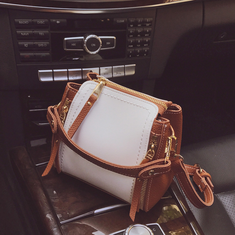 BrownAutumn and winter Small bag female 2020 new pattern tide Versatile ulzzang Inclined shoulder bag Shangxin Mini handbag The single shoulder bag