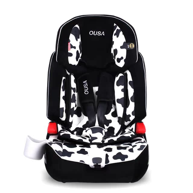 Ousa Osa ghế an toàn xe con 9 tháng - 12 tuổi con xe với giao diện ISOFIX tăng cường pad.