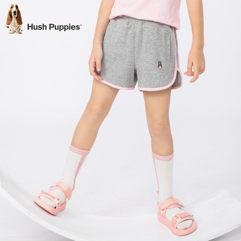 Hush Puppies 暇步士 19年夏季新款 纯棉 中大女童短裤 天猫优惠券折后￥66包邮（￥96-30）105~170码3色可选