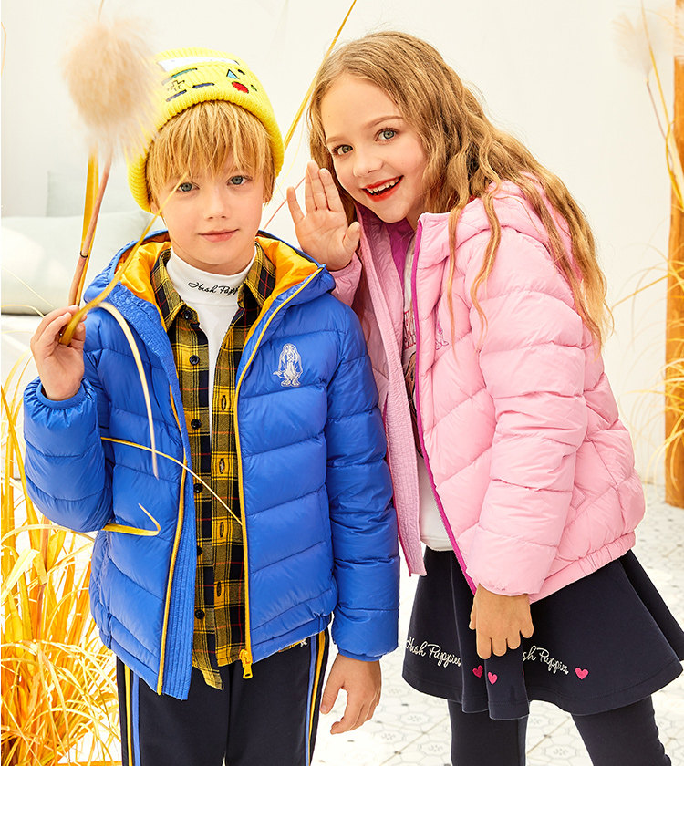 Hush Puppies 暇步士 2020秋季新款 儿童羽绒服外套 凑单双重优惠折后￥139.1包邮 男、女童105~170码多色可选