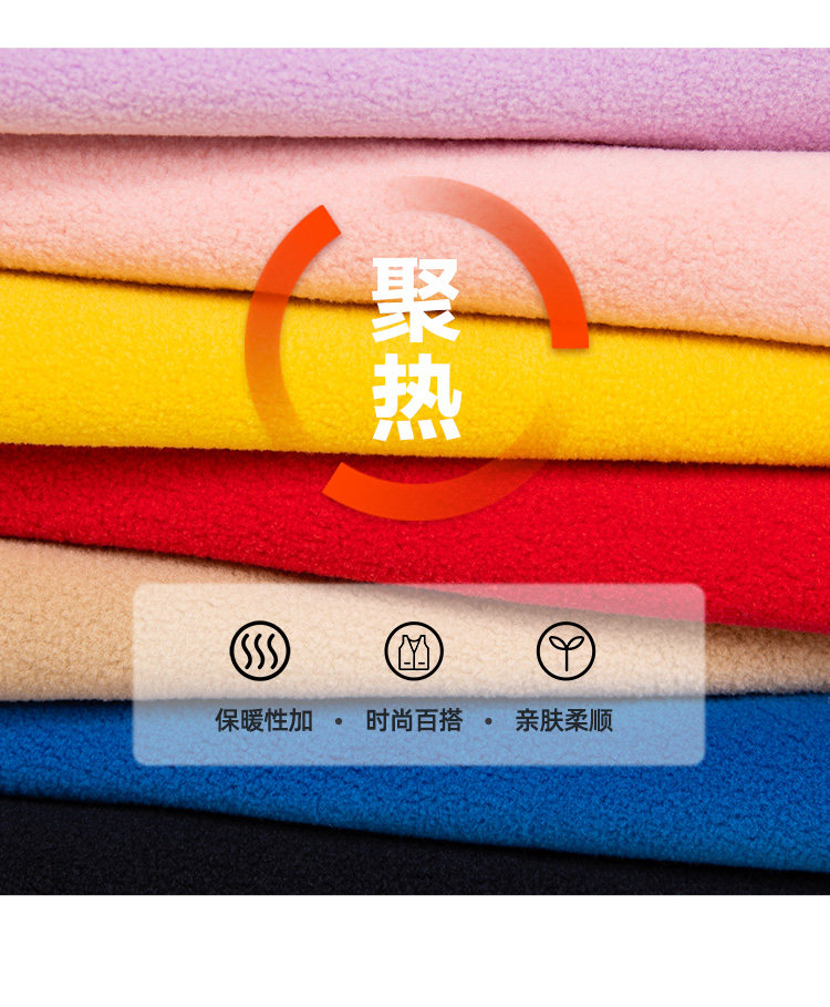 步士 儿童摇粒绒连帽马甲 图2
