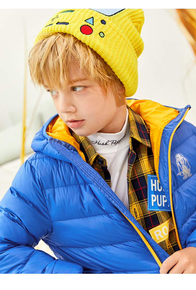 Hush Puppies 暇步士 2020秋季新款 儿童羽绒服外套 凑单双重优惠折后￥139.1包邮 男、女童105~170码多色可选