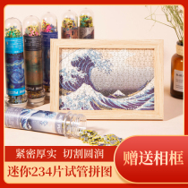 234-piece Mini test Tube Puzzle Adult Adult Pass the time Difficult paper puzzle educational toy