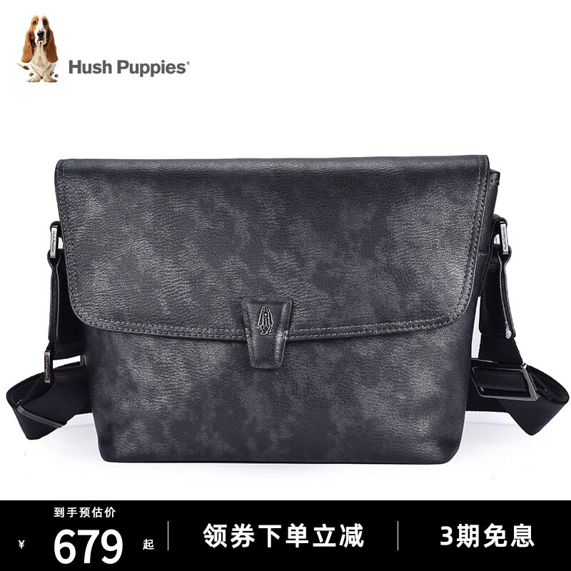 Walker shoulder bag men's genuine leather cross-body business bag front layer cowhide messenger bag casual youth Korean version tide backpack