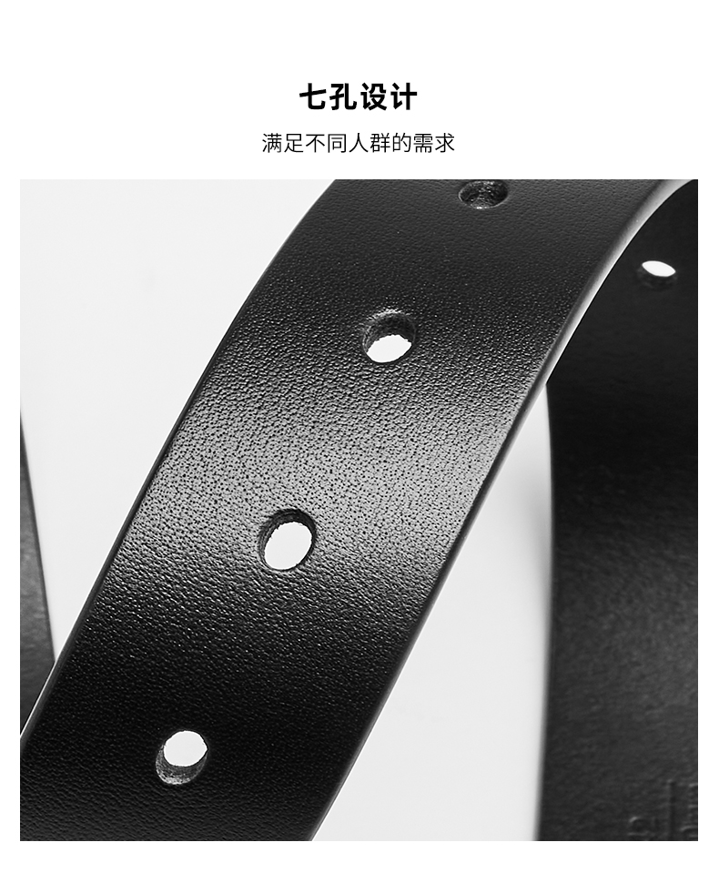 暇步士 女士 复古头层牛皮腰带 搭配牛仔裤连衣裙装饰 图9