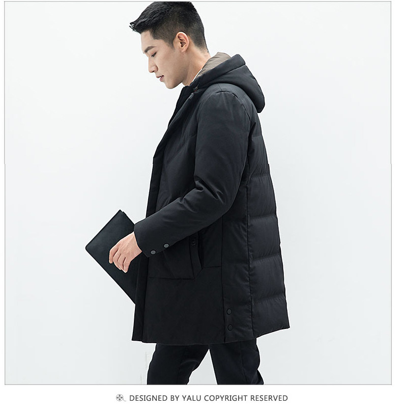反季特卖 雅鹿 男中长款羽绒服 图2