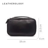 Маленькая косметичка, портативная сумка через плечо, ручка, элитная сумка-органайзер для путешествий, из натуральной кожи