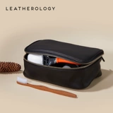 Маленькая косметичка, портативная сумка через плечо, ручка, элитная сумка-органайзер для путешествий, из натуральной кожи