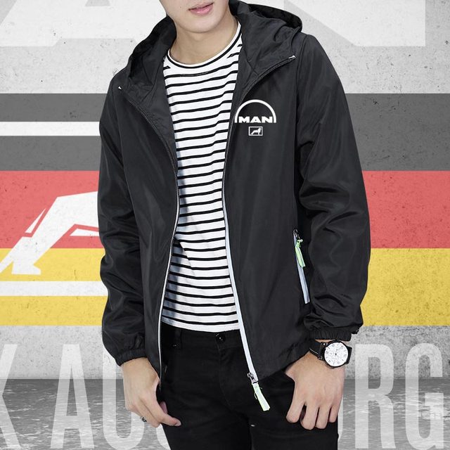 German MAN MAN heavy truck jackets peripheral cardigan for men and women hooded jackets with hoodies casual tops ສາມາດປັບແຕ່ງໄດ້