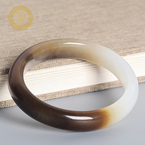 Silicon Baobao Xinjiang and Tian Yushu Goat Fat White Jade Noble Princess Bracelet Woman with natural jade small wide strips of jade bracelets