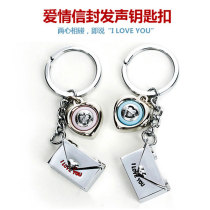 Couple couple voice keybutton small hanging piece lovely light luxury high-feeling hanging birthday present for boyfriend