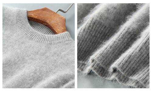 Mùa thu và mùa đông tải áo sơ mi nhung đích thực nam cổ tròn áo len áo len nửa cao cổ áo len cashmere áo len dày áo sơ mi nam