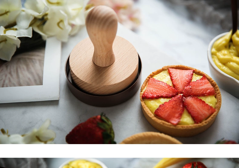 Bánh trái cây Pháp khuôn nhỏ 4 inch tròn trứng bánh tart bánh sống đáy bánh tart khuôn vỏ trứng dính khuôn nướng - Tự làm khuôn nướng