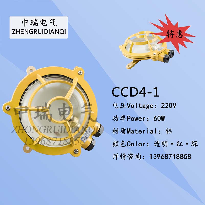Marine white incandescent ceiling lamp CCD4-1 aluminium watertight incandescent lamp 220V60W waterproof deck godown lights