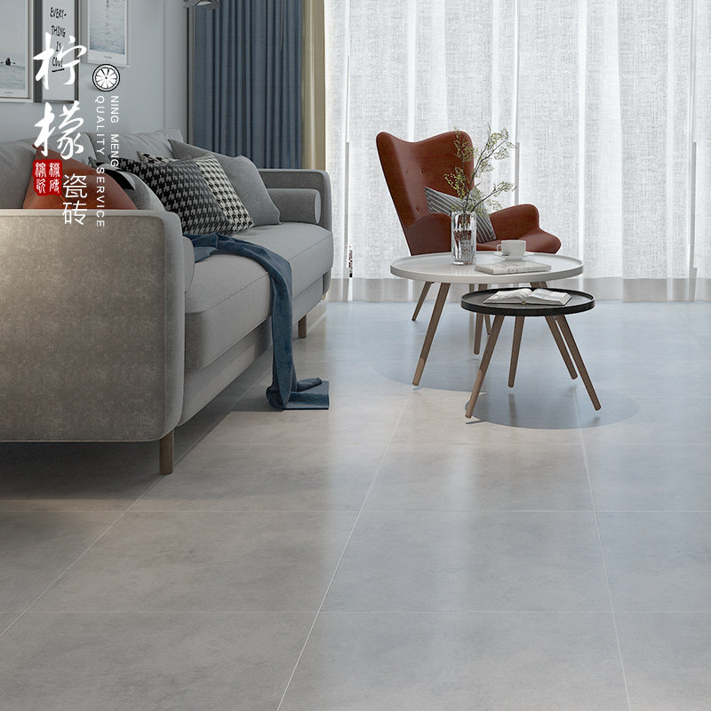 Industrial Grey Cement Brick 600x600 Bar Dining Hall Anti Slip Floor floor Kitchen Make-up Room Balcony Wall Brick