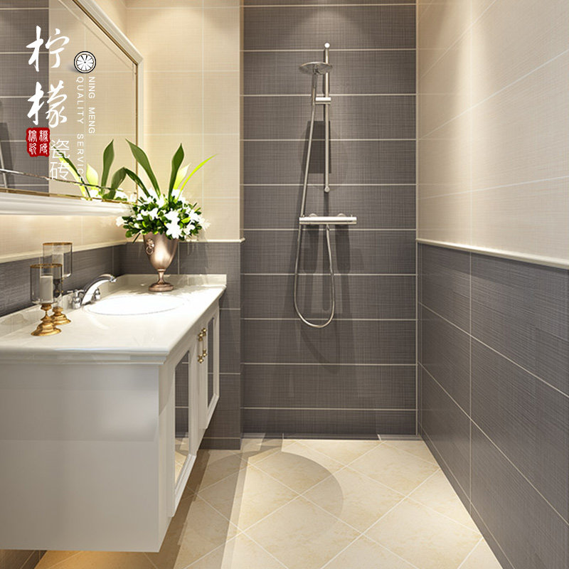 Cloth Brick Masse Kitchen Magnetic Brick Makeup Room Imitation Ancient Brick 300X600 Wall Brick Balcony Bathroom Matt Floor Tiles