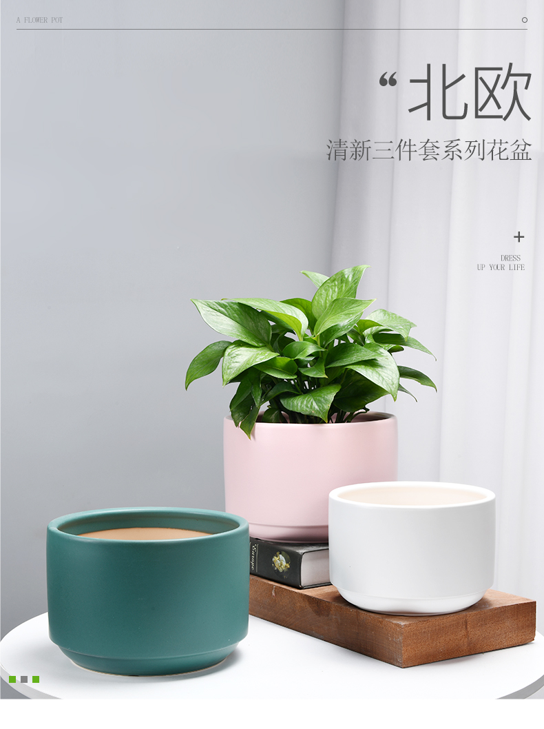 Flowerpot ceramic dwarf the scrub round high temperature butterfly orchid indoor air other the plants a flower pot special offer a clearance package mail