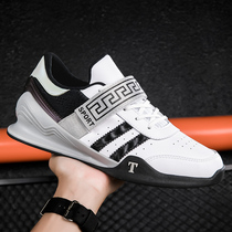 Professional weightlifting shoes squat shoes for men indoor fitness sports hard floor weight-bearing support strength training shoes womens deadlift shoes
