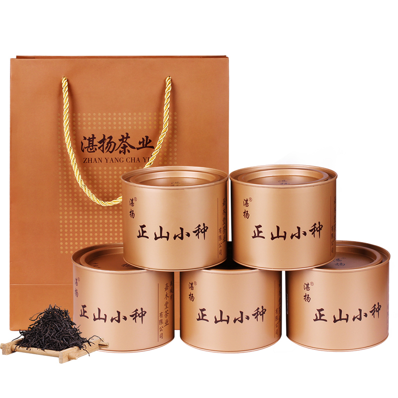 正山小种红茶特级2019新茶浓香型茶叶武夷山罐装桐木红茶散装500g