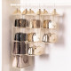 Bag storage hanging bag wardrobe hanging hanging bag artifact wall-mounted dormitory storage rack multi-layer fabric storage pocket