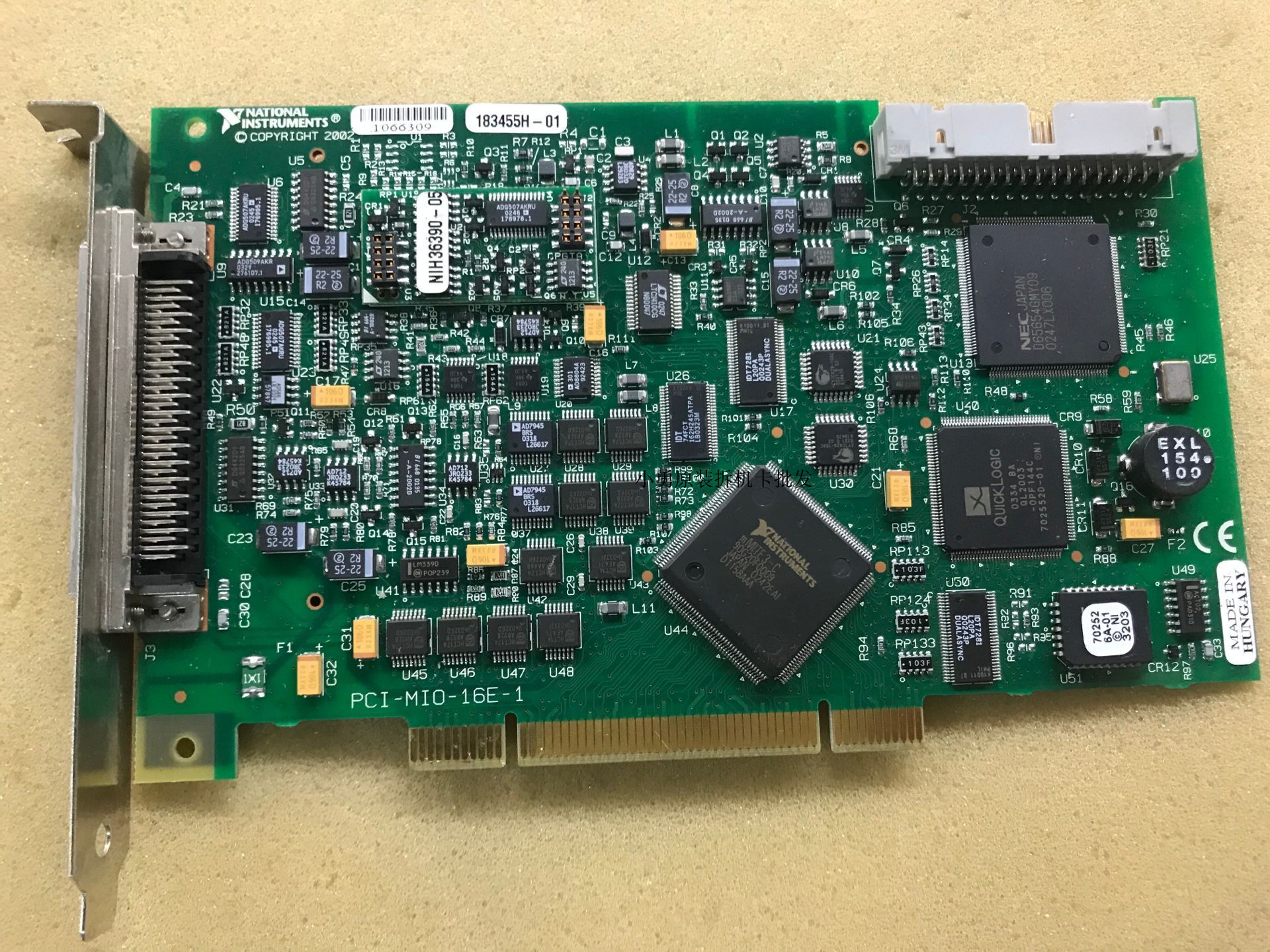 Original in stock NI PCI-MIO-16E-4 data acquisition card US data card Original