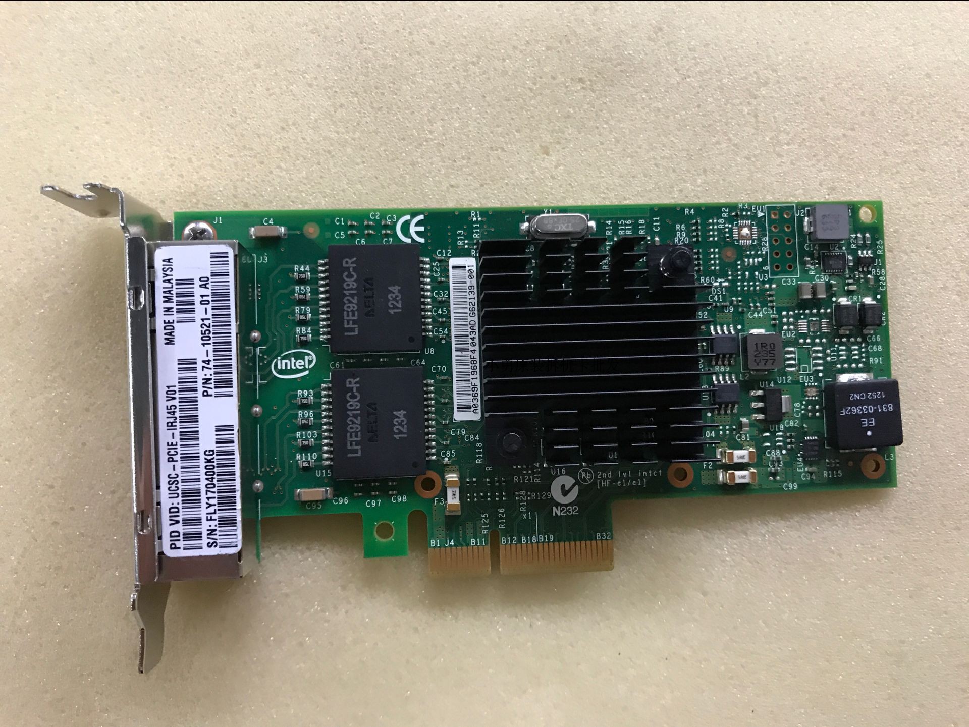 Cisco original UCSC-PCIE-IRJ45 74-10521-01 I350T4 four-port Gigabit network card