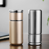 Tea separation thermos cup female simple portable student stainless steel car small tea cup water cup tea cup