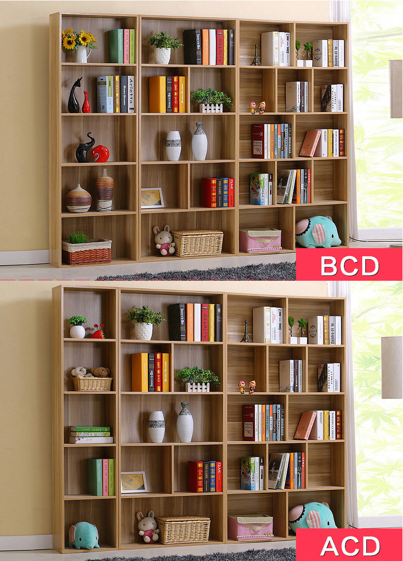 Tủ sách tủ sách đơn giản hiện đại kết hợp miễn phí tủ sách locker với cửa kệ đơn giản locker tùy chỉnh tủ sách