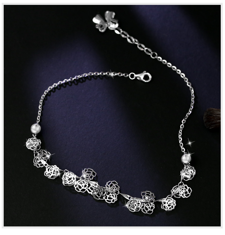 Chaine de cheville Femme        en Argenterie - Ref 3102618 Image 12
