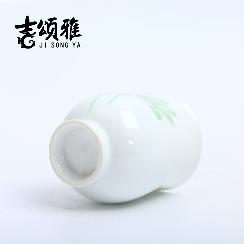 Jingdezhen tea lotus cup fragrance - smelling cup knife clay master cup single CPU noggin collect tea cup by hand