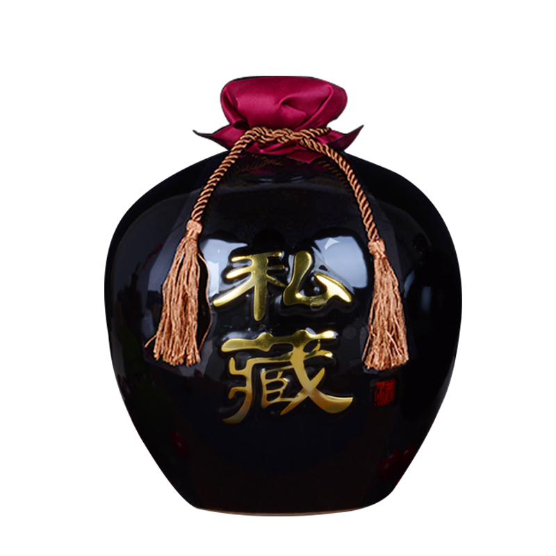 Ceramic bottle wine jar 1 catty 2 jins 5 jins of 10 jins sent to seal the toast possession of an empty bottle bottles of liquor bottles hip flask