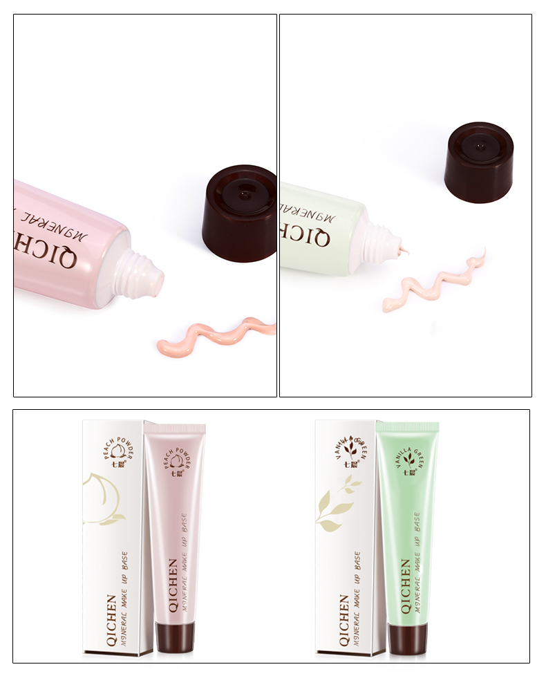 Cô lập kem trang điểm Pre-sữa dưỡng ẩm Brightening Lasting che giấu lỗ chân lông vô hình Basening Nude trang điểm chính hãng cô lập sữa màu tím kem che khuyết điểm tốt