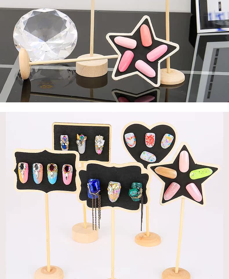 Nail art trưng bày bảng mẫu bảng màu cuốn sách cao cấp Một mảnh phong cách làm việc giai đoạn album album Nhật Bản bảng đen nhỏ - Kính kính giả cận