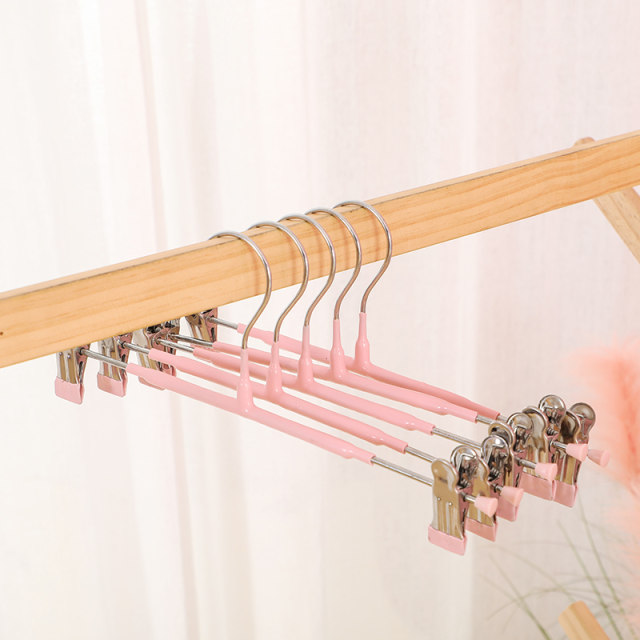 ສະແຕນເລດ multifunctional clothes drying rack for balcony, anti-slip, underwear clip, home trouser rack, traceless drying artifact