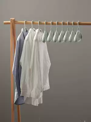 Coat hanger wide shoulder seamless non-slip household anti-shoulder angle can not afford bag suit suit European-style pants hanger hook