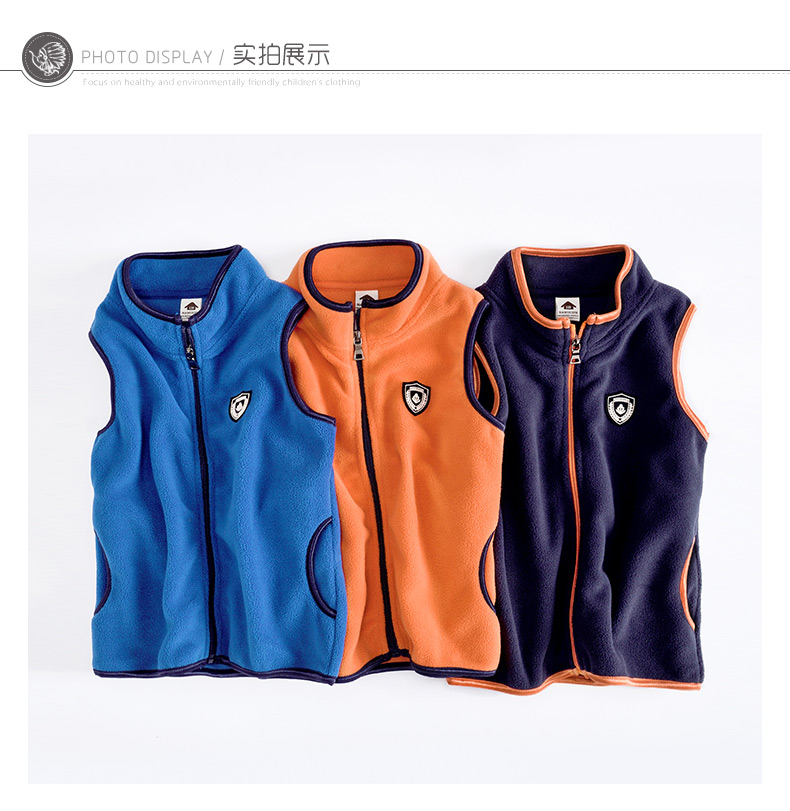 Áo vest trẻ em mùa xuân và mùa thu cậu bé gầy gò trong cậu bé mùa thu và mùa đông áo thun bé trai