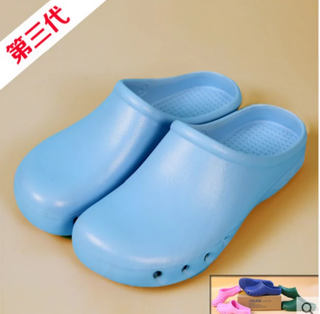 Medical operating room protective slippers surgical shoes operating room toe-toe slippers doctor work shoes laboratory shoes for men and women