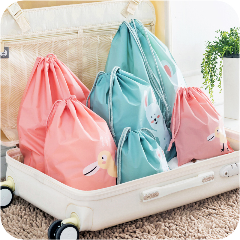 Cartoon Waterproof Travel Storage Bag Bundle Pocket Travel Storage Suitcase Underwear Storage Bag Organizer Bag Bundle Pocket