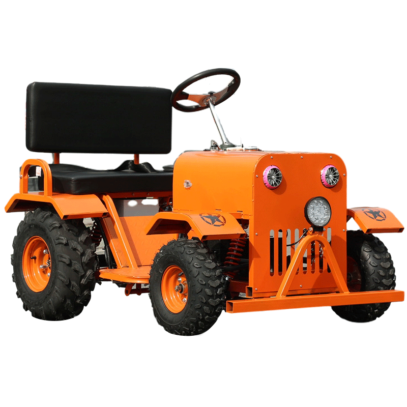 Electric children's double-seat scenic competitive kart