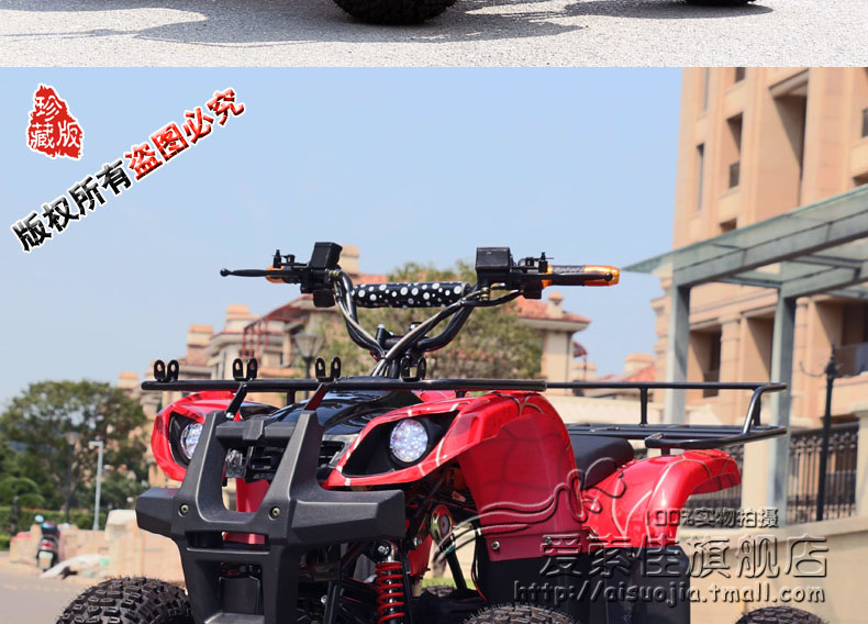 Quad xe đạp nhỏ bull ATV ATV xe tay ga 800W điện xe thể thao lớn M3 WISP xe tay ga xe địa hình mini