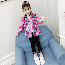 3 girls autumn jacket 2021 New 4 Korean version 5 foreign style top 6 little girl childrens assault coat 8-year-old tide