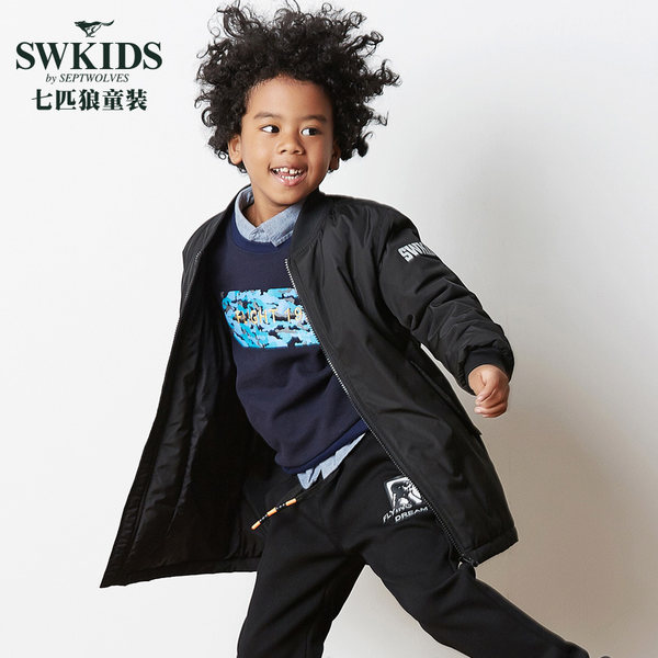 七匹狼童装 中大童 中长款棉服外套 天猫优惠券折后¥139包邮(¥259-120)110~160码3色可选 七匹狼童装 中大童 中长款棉服外套 天猫优惠券折后¥139包邮(¥259-120)110~160码3色可选