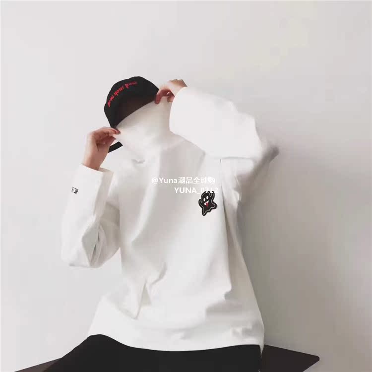 LUCKYSEVEN áo len cổ cao cashmere chạm đáy áo sơ mi nam quái vật nhỏ áo len Giáng sinh lưới đỏ shop đồ nam cao cấp