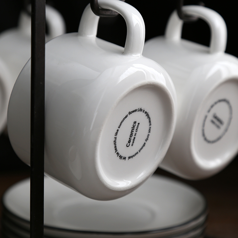 Simple suit coffee cup to as Philippines afternoon tea cups new keller cup Europe type tea ceramic water dish