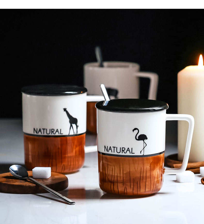 Creative contracted keller cup coffee cup cup capacity with the Nordic office to as Philippines teaspoons of building ceramics